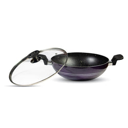 17 Pieces Non-Stick Marble Coat Elite Gift Pack Set Purple