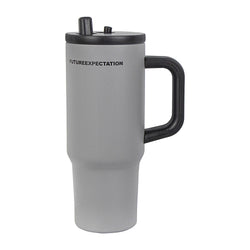 Insulated Stainless Steel Tumbler with Handle & Straw B19 Sk Cookware

