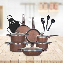 16 Pieces Non Stick Daffodil Gift Pack Set - Chocolate