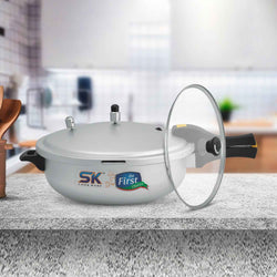 Emerald 2-in-1 Anodized Wok Pressure Cooker Free Glass Lid - Skcookware