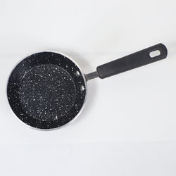 Mini Black One Egg Non Stick Marble Coated Frying Pan