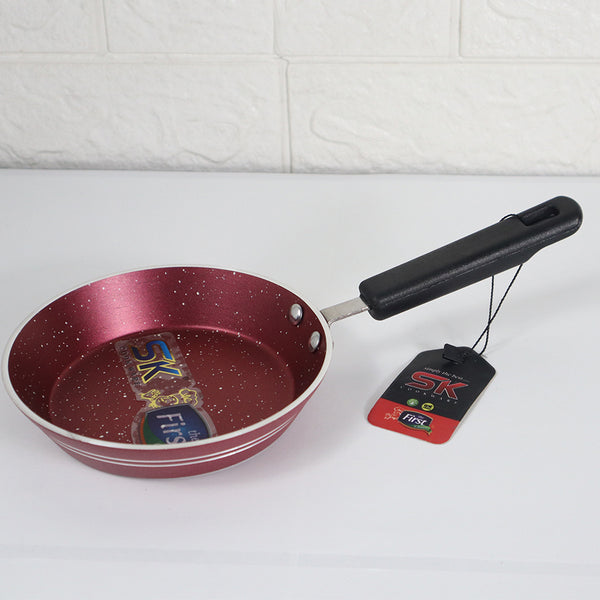 Mini Maroon One Egg Non Stick Marble Coated Frying Pan