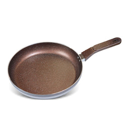 Non Stick Marble Coated Royal Frying Pan - Chocolate