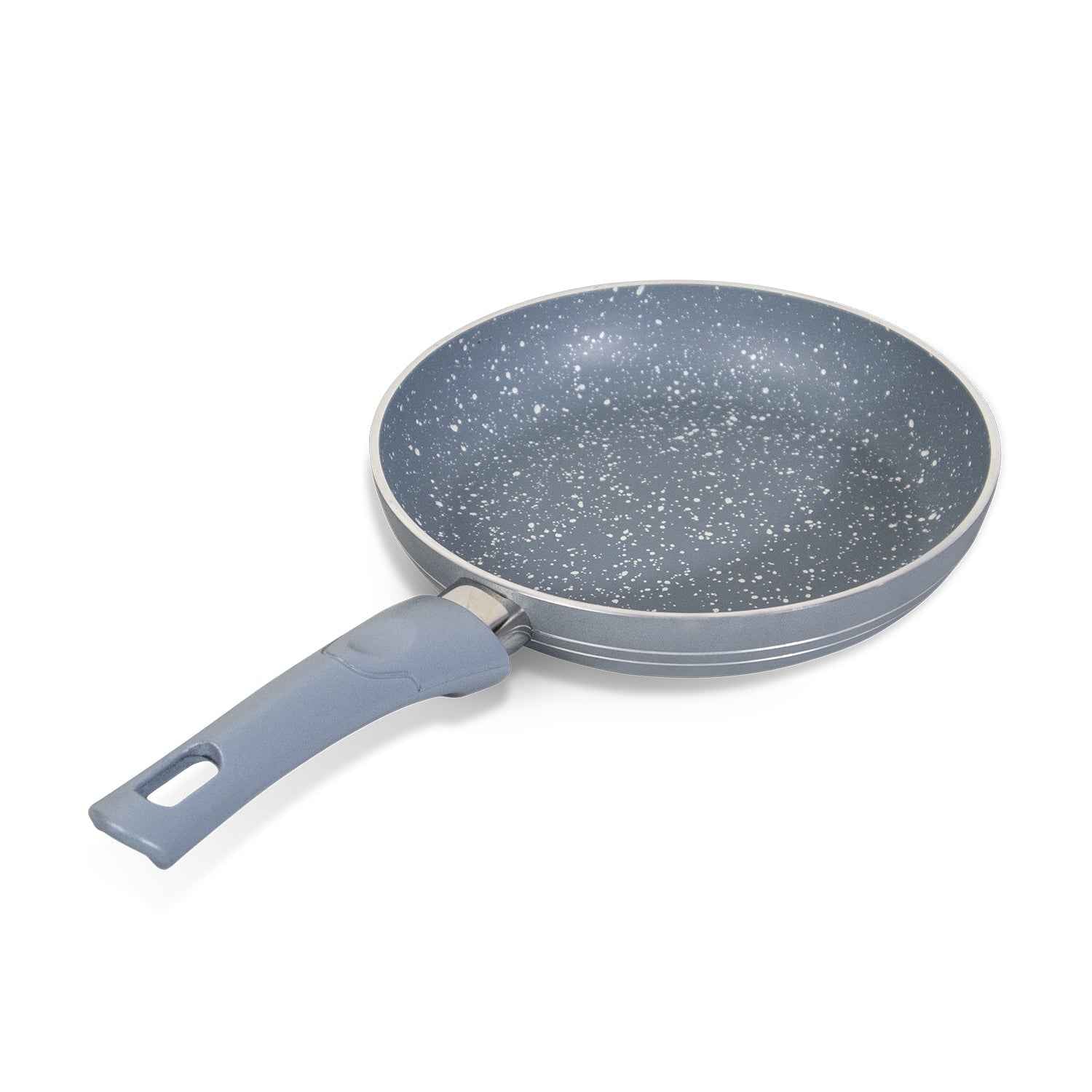 Non Stick Marble Coated Royal Frying Pan - Grey - Skcookware