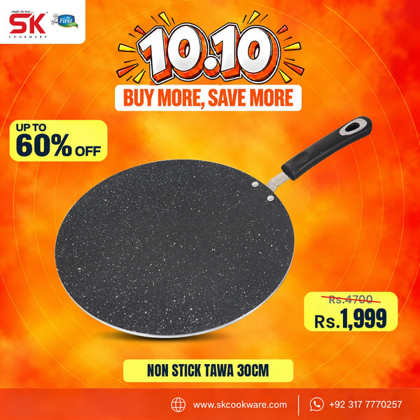 Marble Coated Non Stick 10.10 Sale Tawa/Griddle