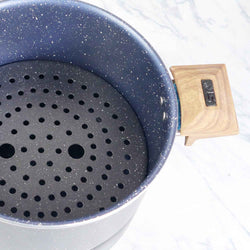 Heavy Gauged Nonstick Steamer - Black - Skcookware