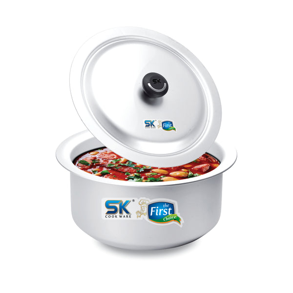 Premium Quality Anodize Round Casserole (Daigchi) with Lid - skcookware 