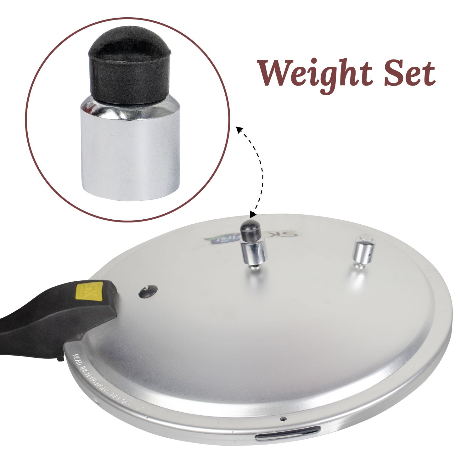 Pressure Cooker Weight Set for Emerald 9&11 Liter and Ocean 11 Liter Pressure Cookers