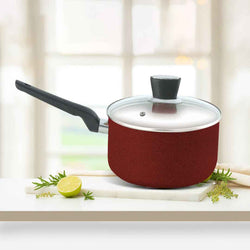 Leftover Marble Coated Sauce Pan [Random Color]