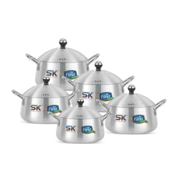 Heavy Gauged Metal Finish Casserole Belly Gift Set - Skcookware