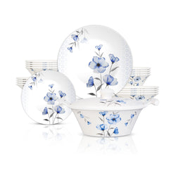 69 Pieces Melamine Double Glaze Dinnerware Set - Nukhba 03 [8 Person Serving]