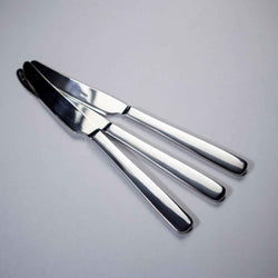 Set of 3 -  Stainless Steel Table Knife - 14 Gauged (Plain)