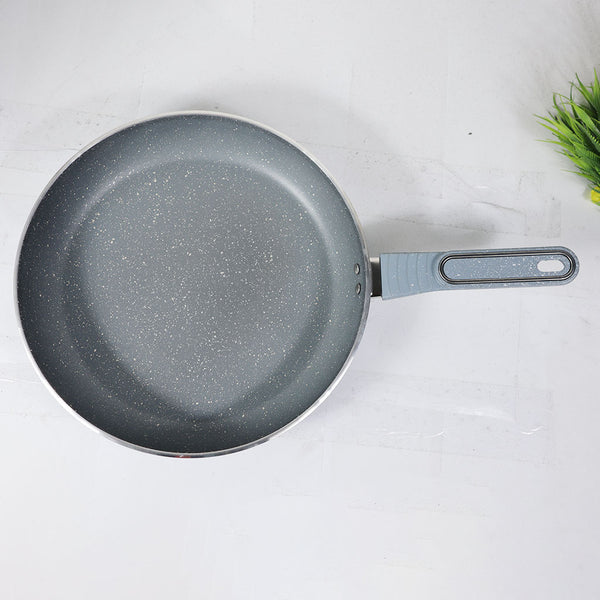28cm Non Stick Marble Coated Forged Frypan - Grey