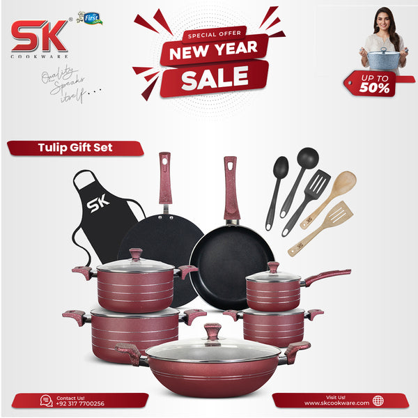 15 Pieces Non-Stick Tulip Gift Pack Set