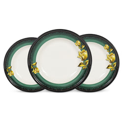 74 Pieces Double Glaze Melamine Glorious Dinnerware Set [8 Person Serving] - G-08