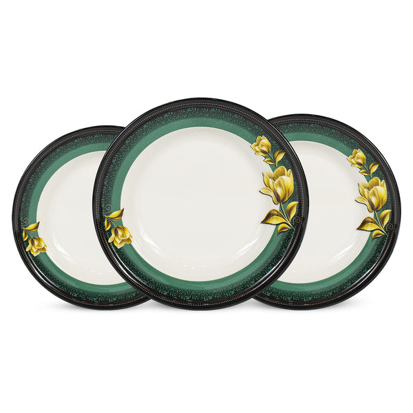 74 Pieces Double Glaze Melamine Glorious Dinnerware Set [8 Person Serving] - G-08
