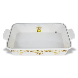 69 Pieces Melamine Sigma Dinnerware Set with Glass Top [8 Person Serving] S2