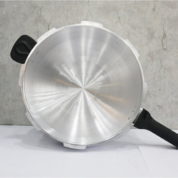 2 in 1 Mirror Polish Wok Pressure Cooker with Free Glass Lid (Baigona Cooker)