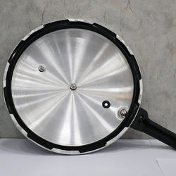 2 in 1 Mirror Polish Wok Pressure Cooker with Free Glass Lid (Baigona Cooker)