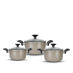 17 Pieces Non Stick Marble Coated Precious Gift Pack Set