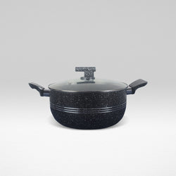 10 Pieces Non Stick Marble Coated Innovant Casserole (Daigchi/Baigona) Set