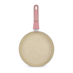 16 Pieces Marble Coated Gift Pack Imperial Cookware Set [Pink & Beige]