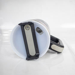 Insulated Stainless Steel Tumbler with Handle & Straw - B5