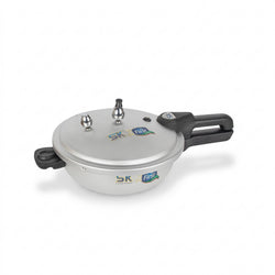 4 Liter Emerald 2-in-1 Aluminum Pressure Cooker & Karahi/Wok