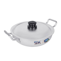 Aluminum Heavy Gauged Anodized Round Wok