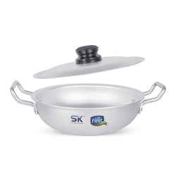 Aluminum Heavy Gauged Anodized Round Wok