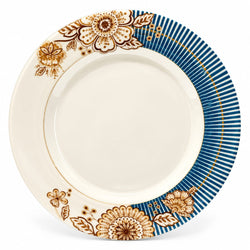 69 Pieces Aroma Melamine Dinnerware Set with Glass Top – Service for 8