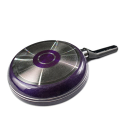 17 Pieces Non-Stick Marble Coat Elite Gift Pack Set Purple