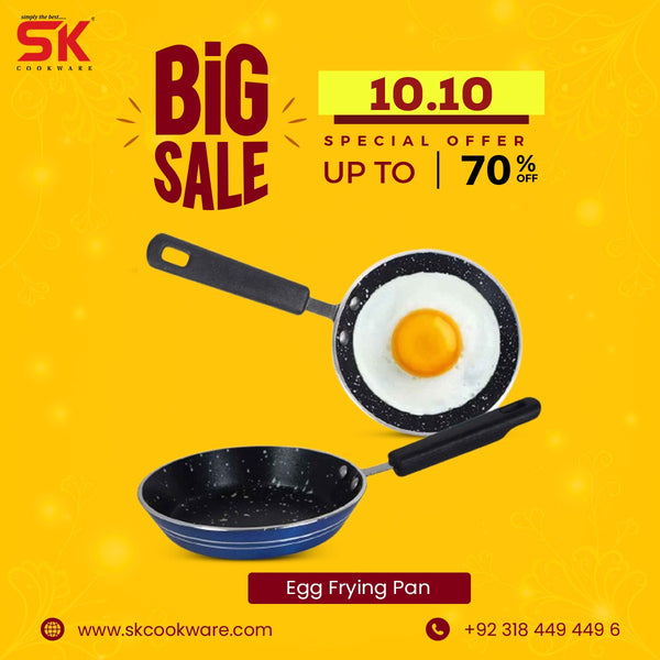Non Stick Marble Coated Mini One Egg Frying Pan