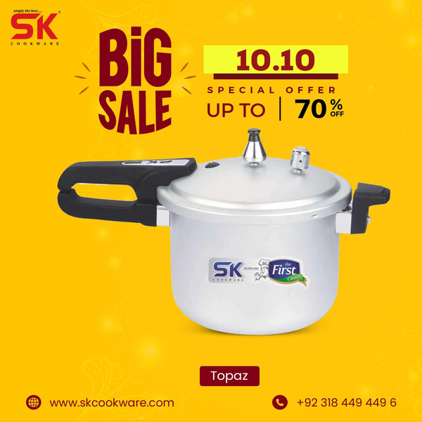 Anodized Topaz Pressure Cooker