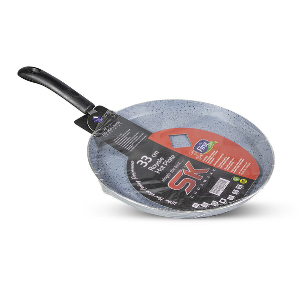 Grey Marble Coated Non Stick Hot Plate