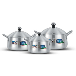 06 Piece Metal Finish Casserole Small Belly Gift Set 16/20