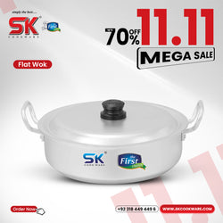 Heaviest Gauged Anodized Flat Wok