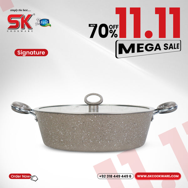 Non Stick Marble Coated Signature Wok
