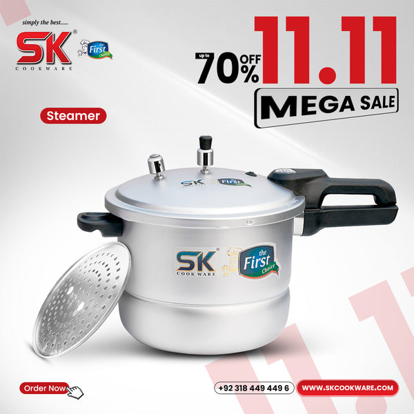 Feast Steamer Pressure Cooker 2 in 1 Pre Steam