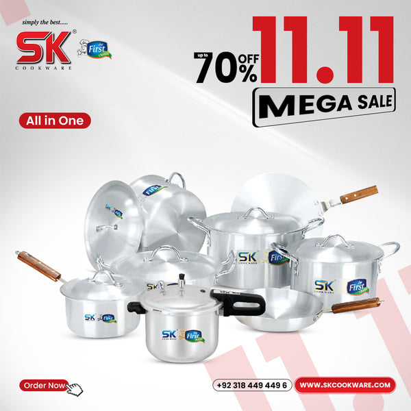 18 Pieces All in One Aluminum Gift Set