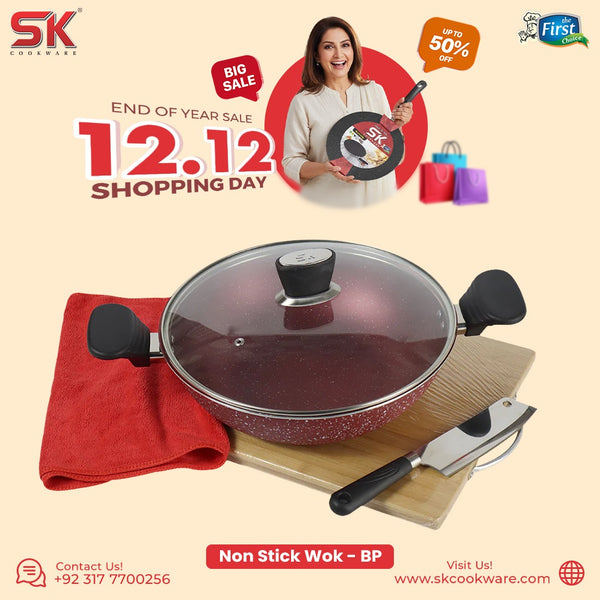 Leftover Non Stick Wok - BP [Minor Fault]