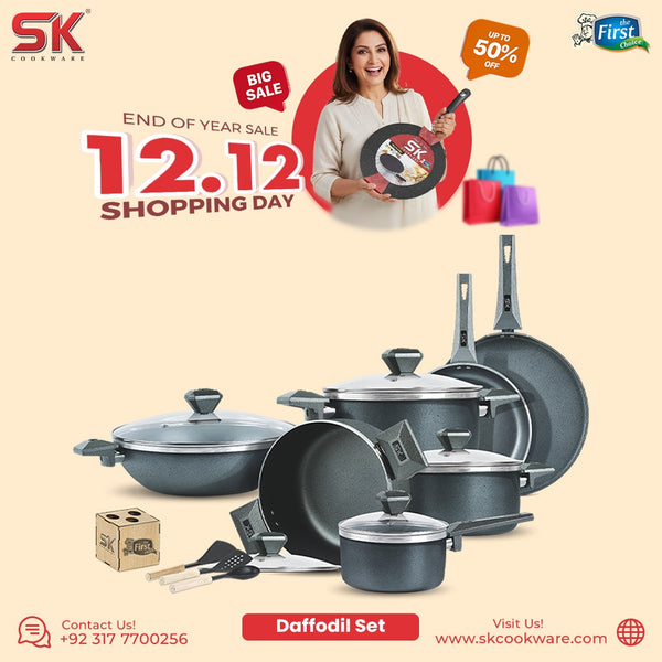 16 Pieces Non Stick Daffodil Gift Pack Set