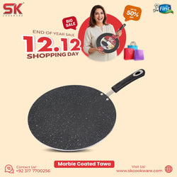 Non Stick Marble Coated Tawa