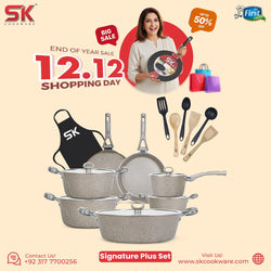 20 Pieces Marble Coated Gift Pack Signature PLUS Cookware Set