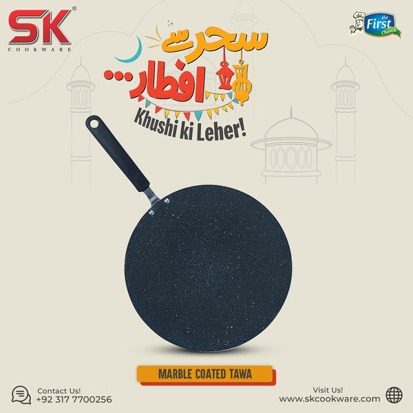 Non Stick Marble Coated Tawa