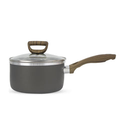 16 Pieces Non Stick Daffodil Gift Pack Set Soft Touch Wooden Texture Handle