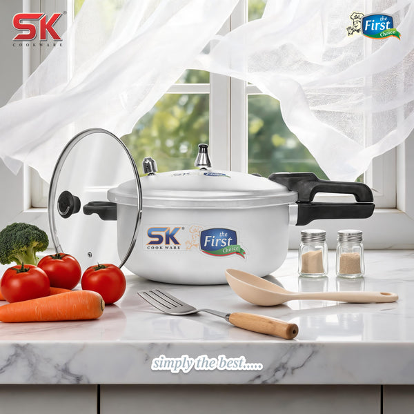 Ocean 2 in 1 Pressure Cooker with Free Glass Lid (Baigona Cooker)