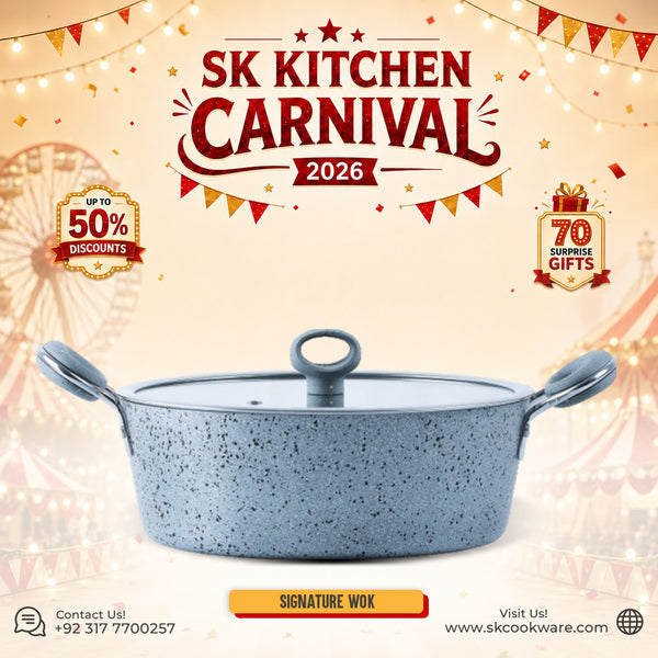Non Stick Marble Coated Signature Wok