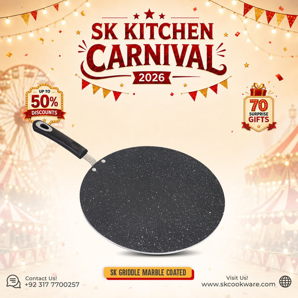 Marble Coated Carnivals Tawa/Griddle