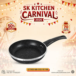 Export Leftover Non Stick Fry Pan [Random Design]